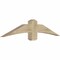 Ekena Millwork Bellingham Rough Sawn Timber Gable Bracket, Douglas Fir, 60"W x 12"H x 4"D x 6"F, 5/12 Pitch GBW060X12X0406BEL00RDF - alternate 3